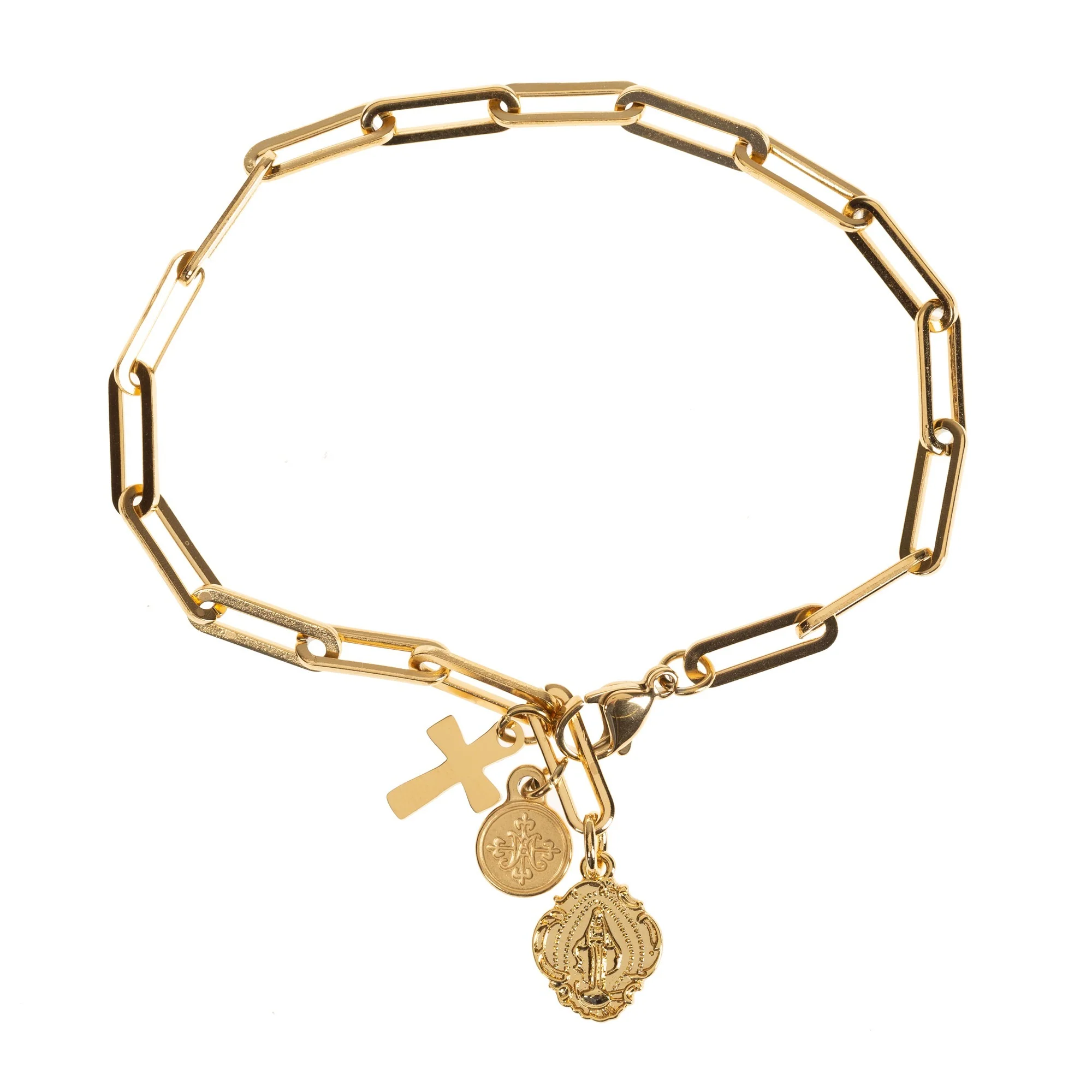 Consecration to Mary Gold Bracelet - Image 3