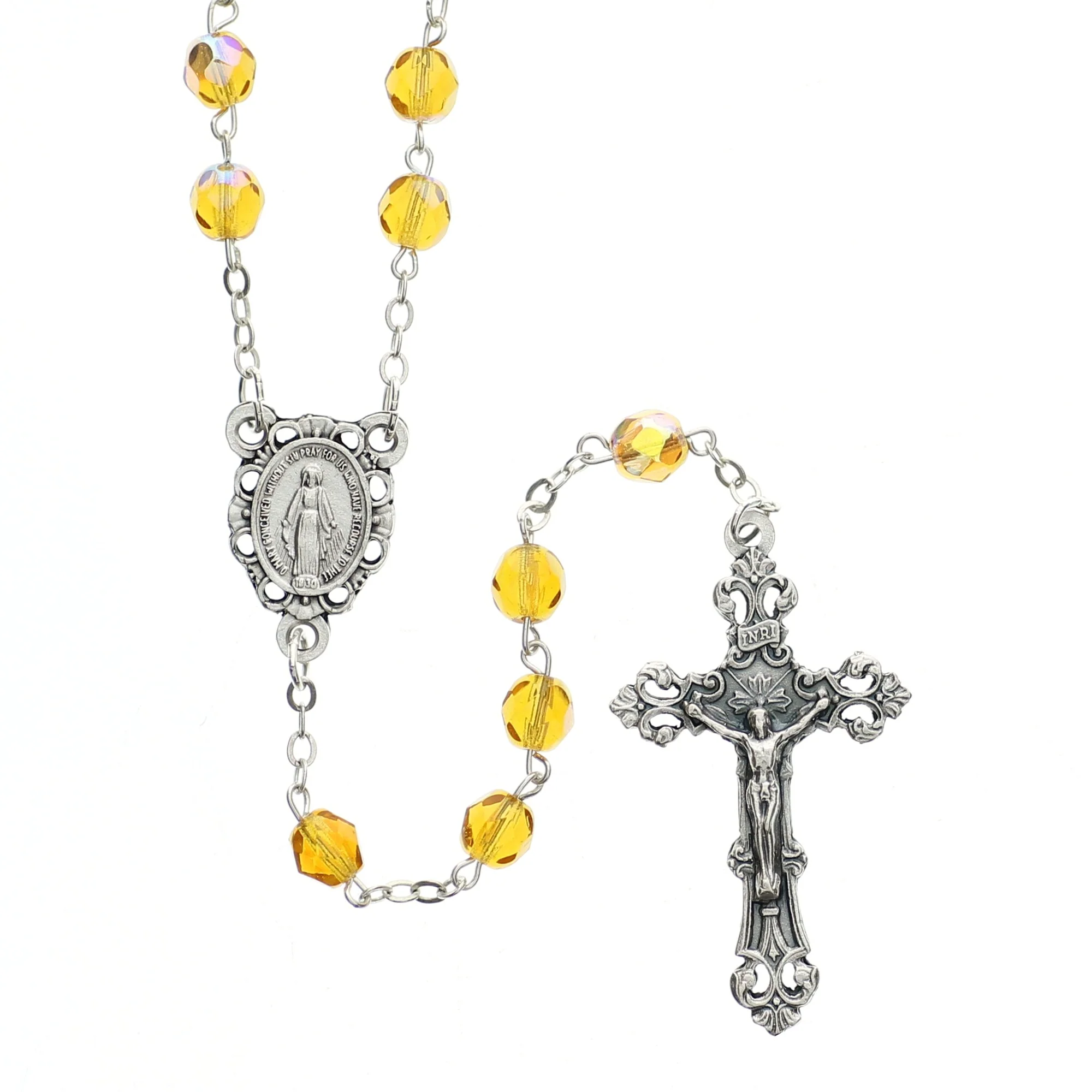 Crystal Birthstone Rosary - Multiple Birthstones