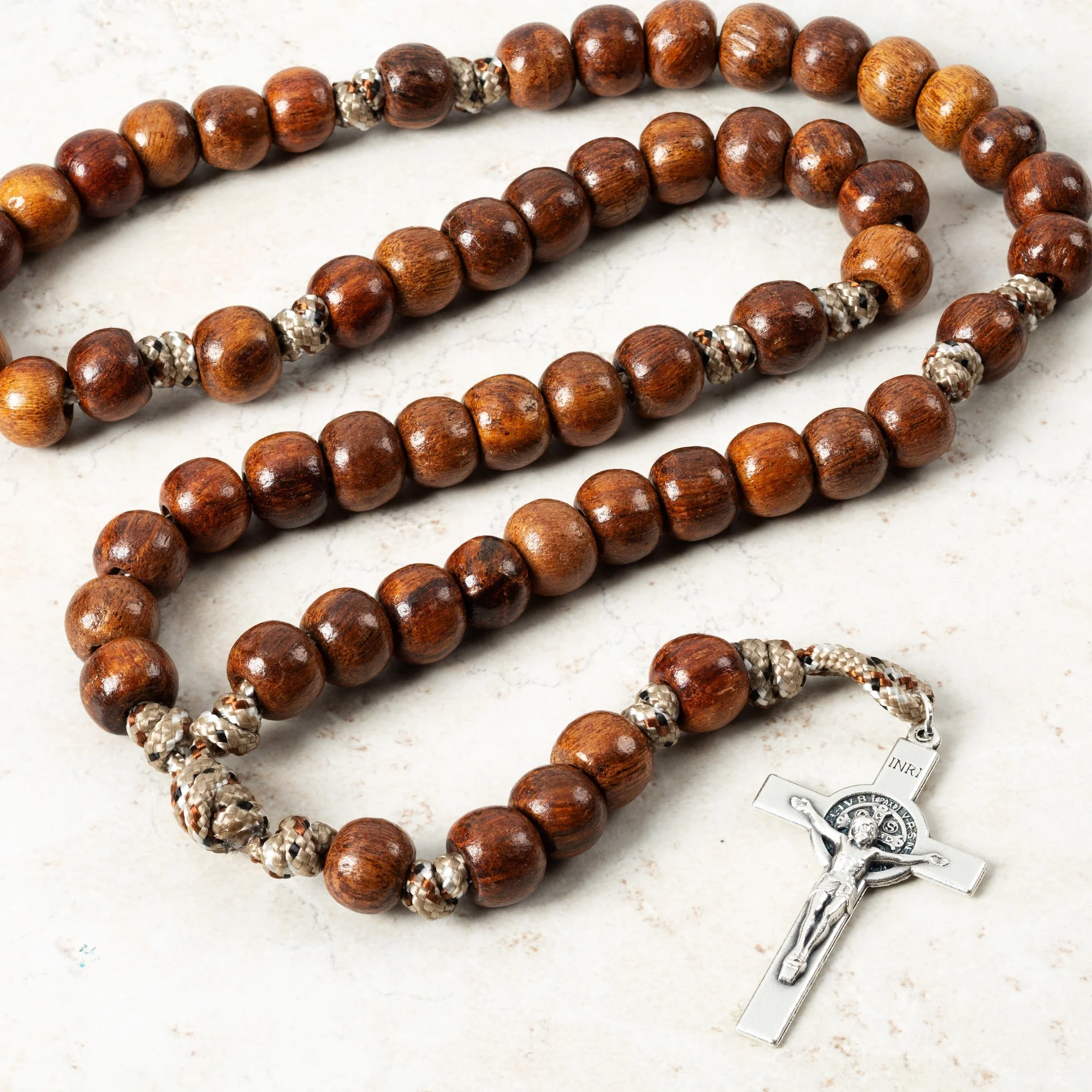 Desert Camo Paracord Rosary