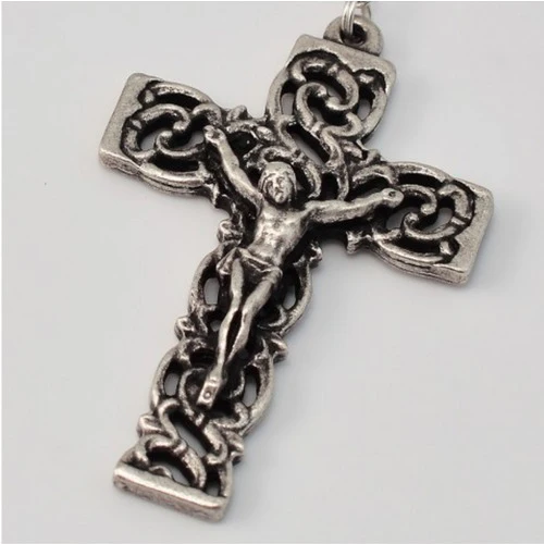 Fatima Silver Plated Rosary - Image 2