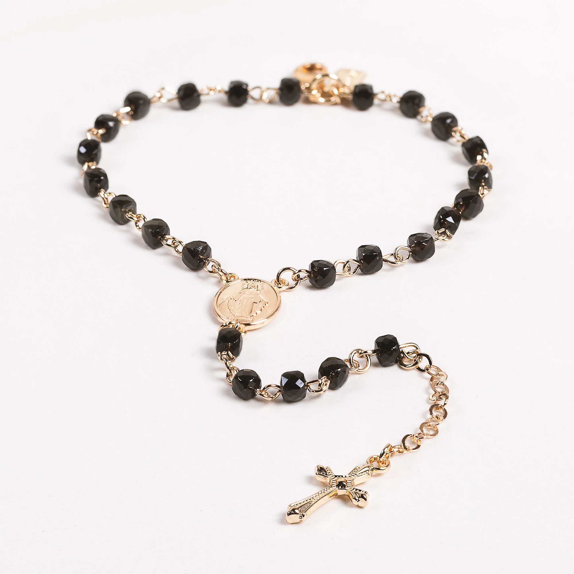 Gemstone 2-Decade Rosary Bracelet - Multiple Colors - Image 12
