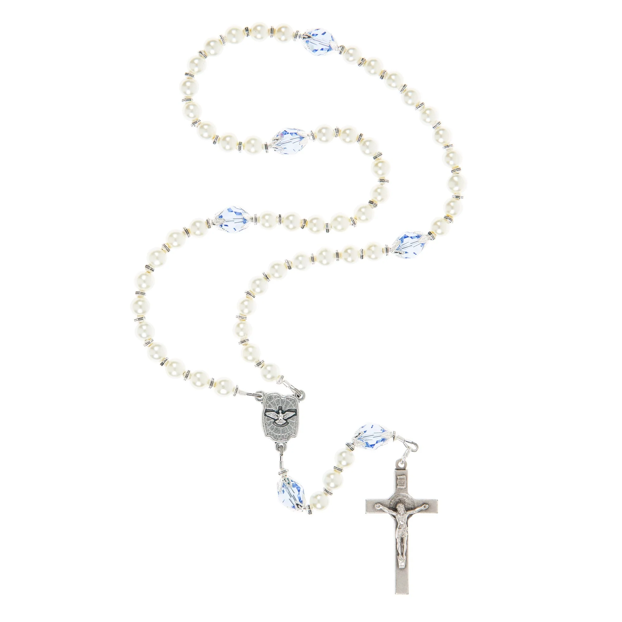 Holy Family Baptism Rosary - Boy - Image 5