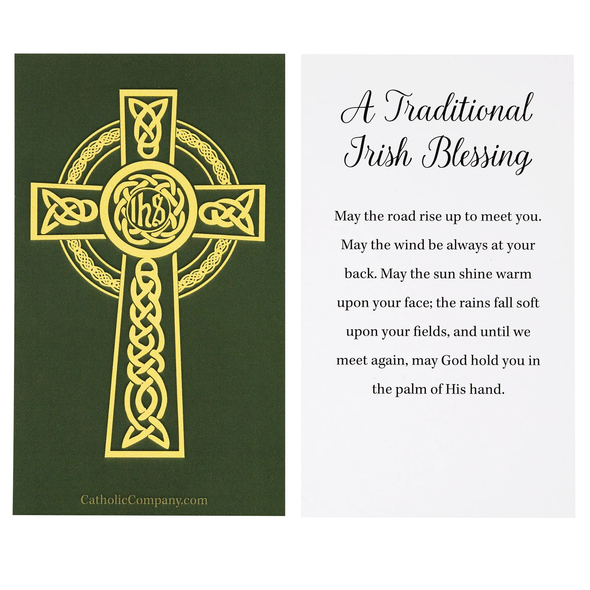 Irish Rosary with Sterling Silver Centerpiece and Cross - Image 2