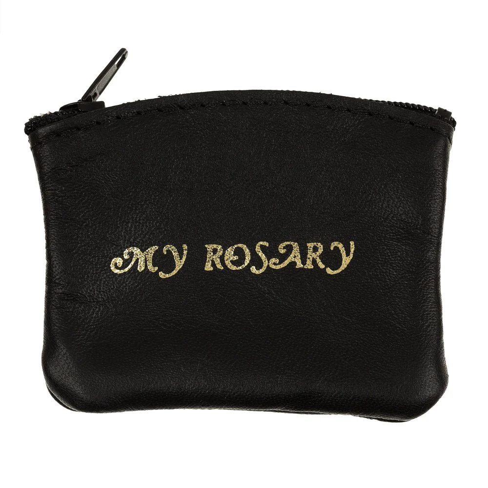 Leather Rosary Pouch