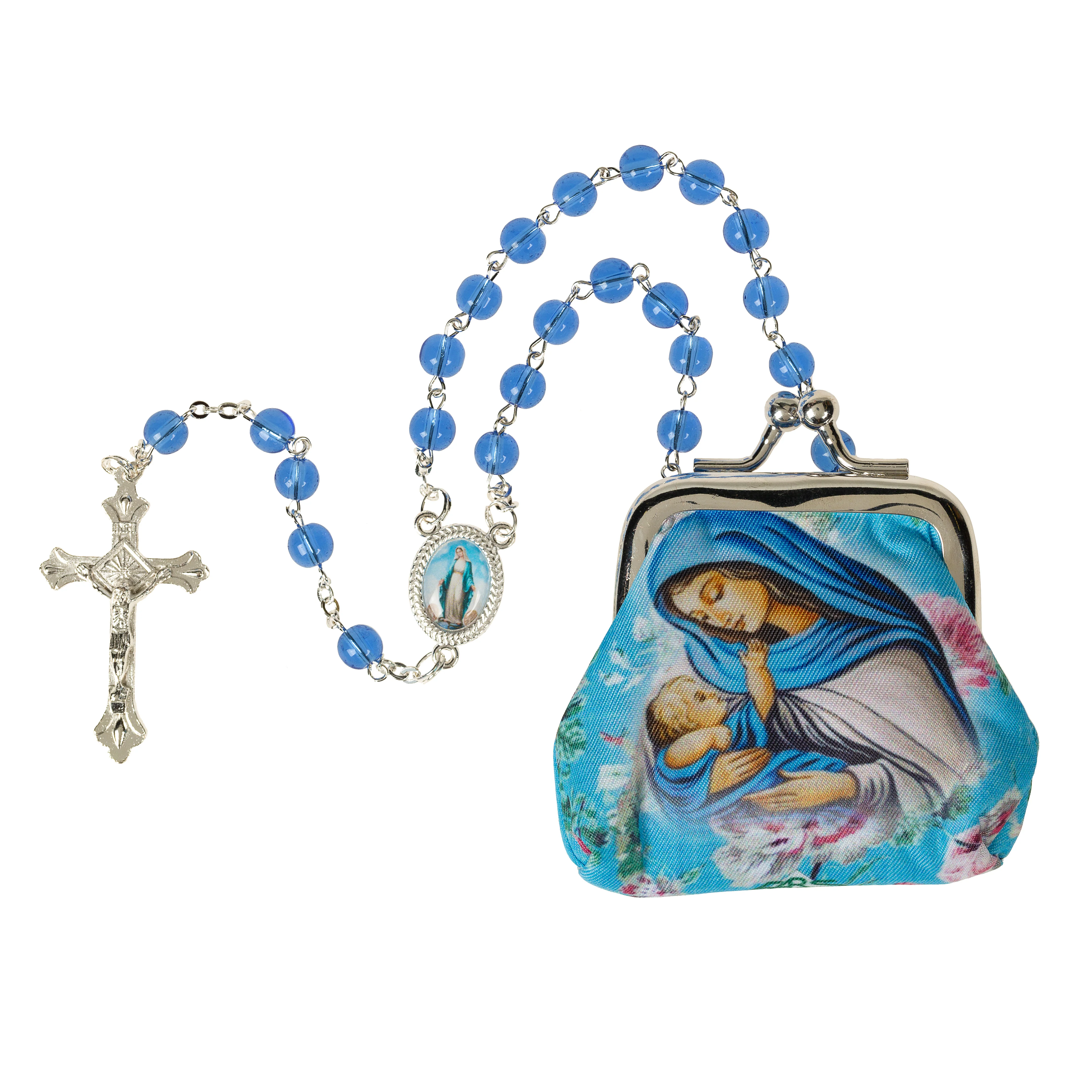 Madonna & Child Purse and Rosary Set - Image 4