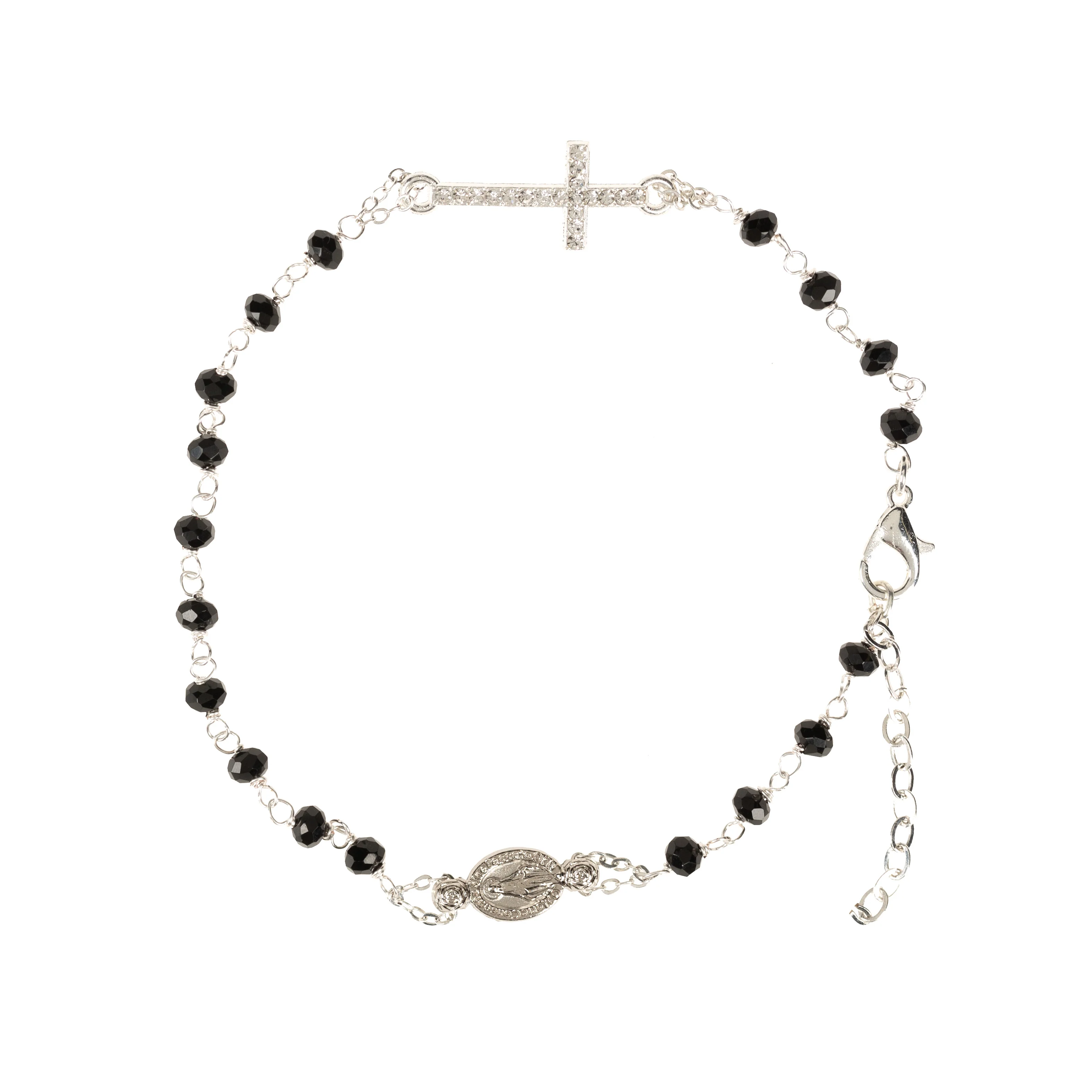 Miraculous Medal One-Decade Rosary Anklet - Image 3