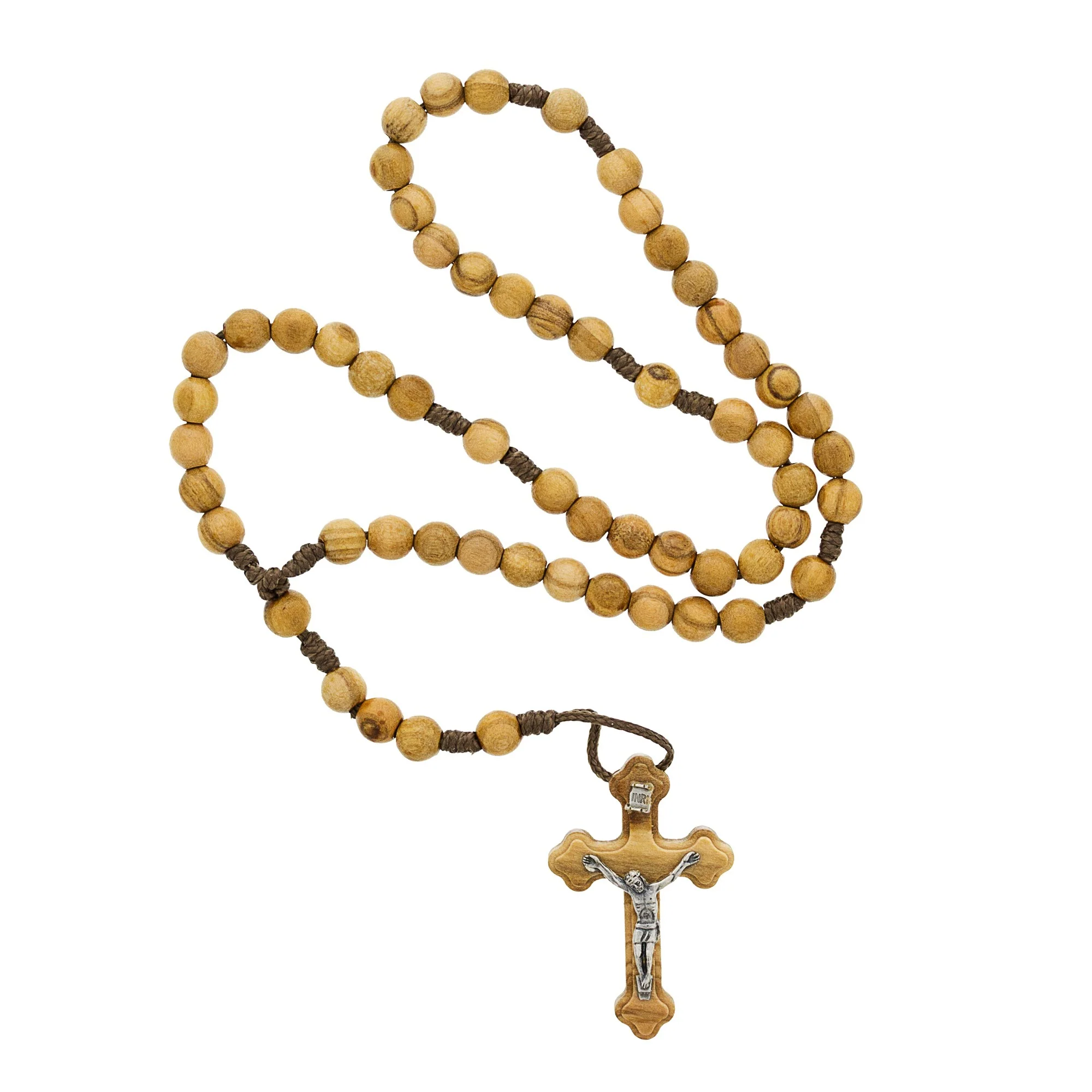 Olive Wood Rosary - 6mm - Image 2