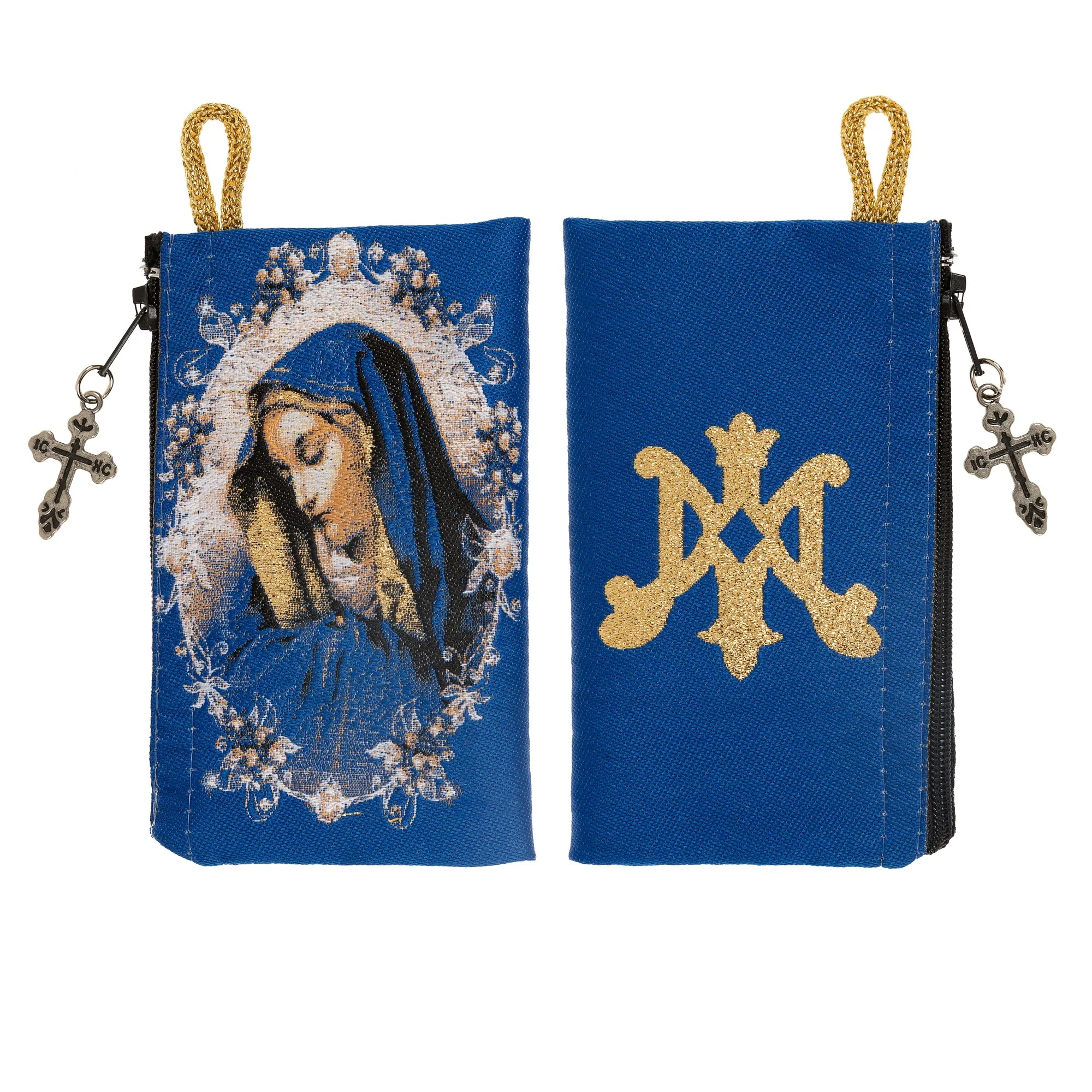 Our Lady of Sorrows Rosary Tapestry Pouch