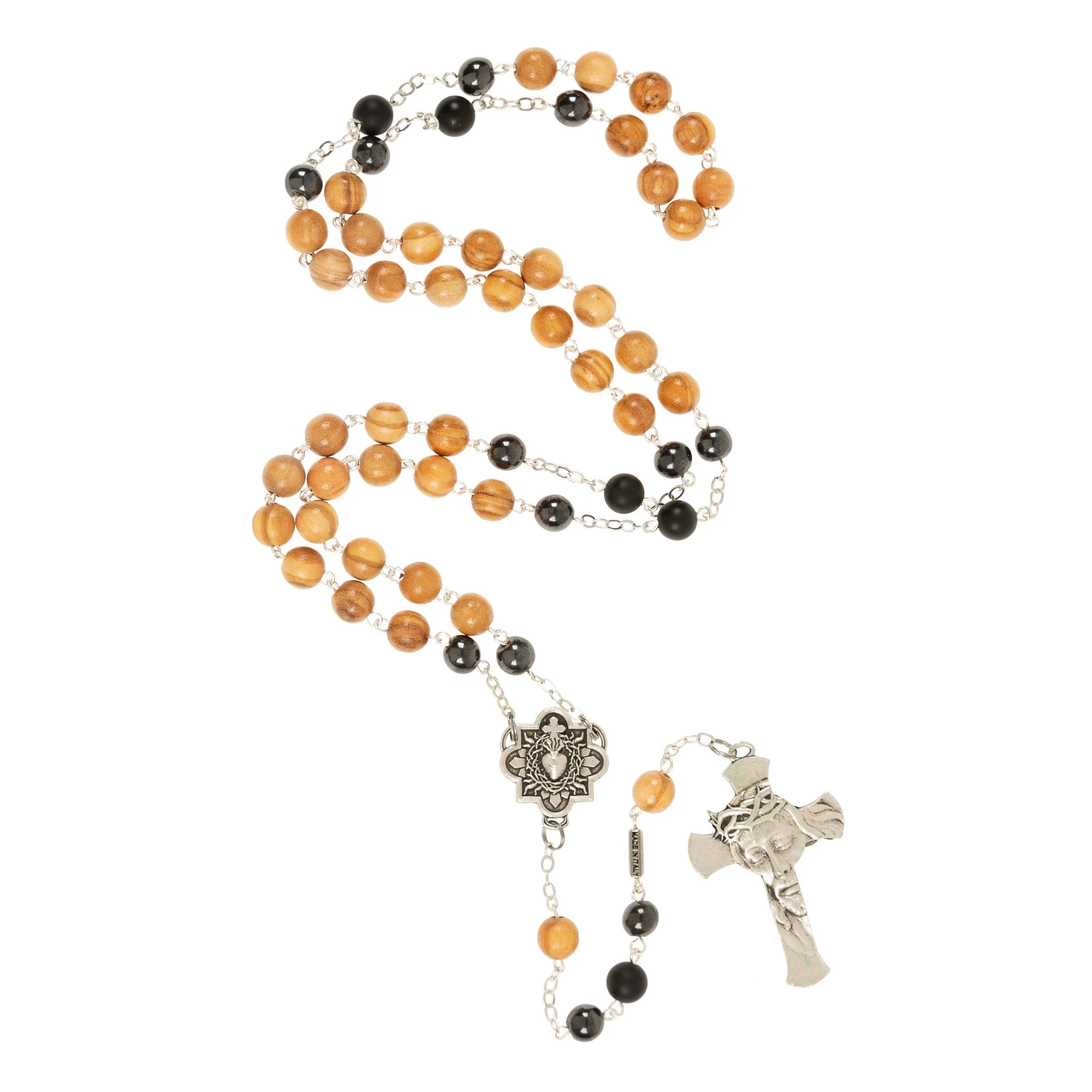 Passion of Christ Olive Wood Rosary - Image 2