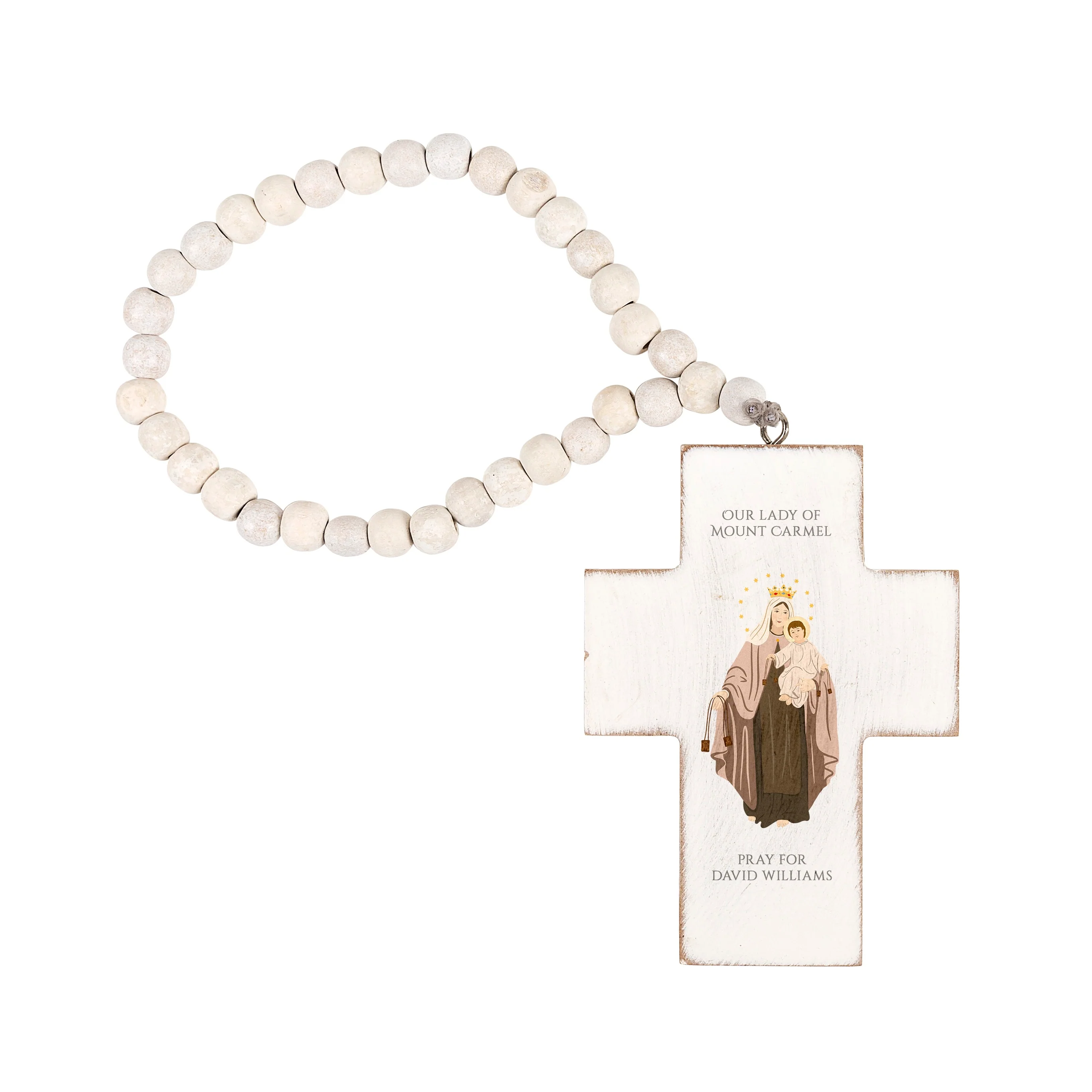 PersonalizedĀ Our Lady of Mount CarmelĀ Hanging Cross