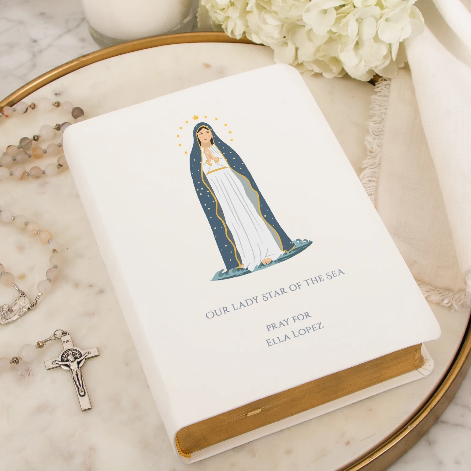 Personalized Our Lady Star of the Sea Bible - Image 2
