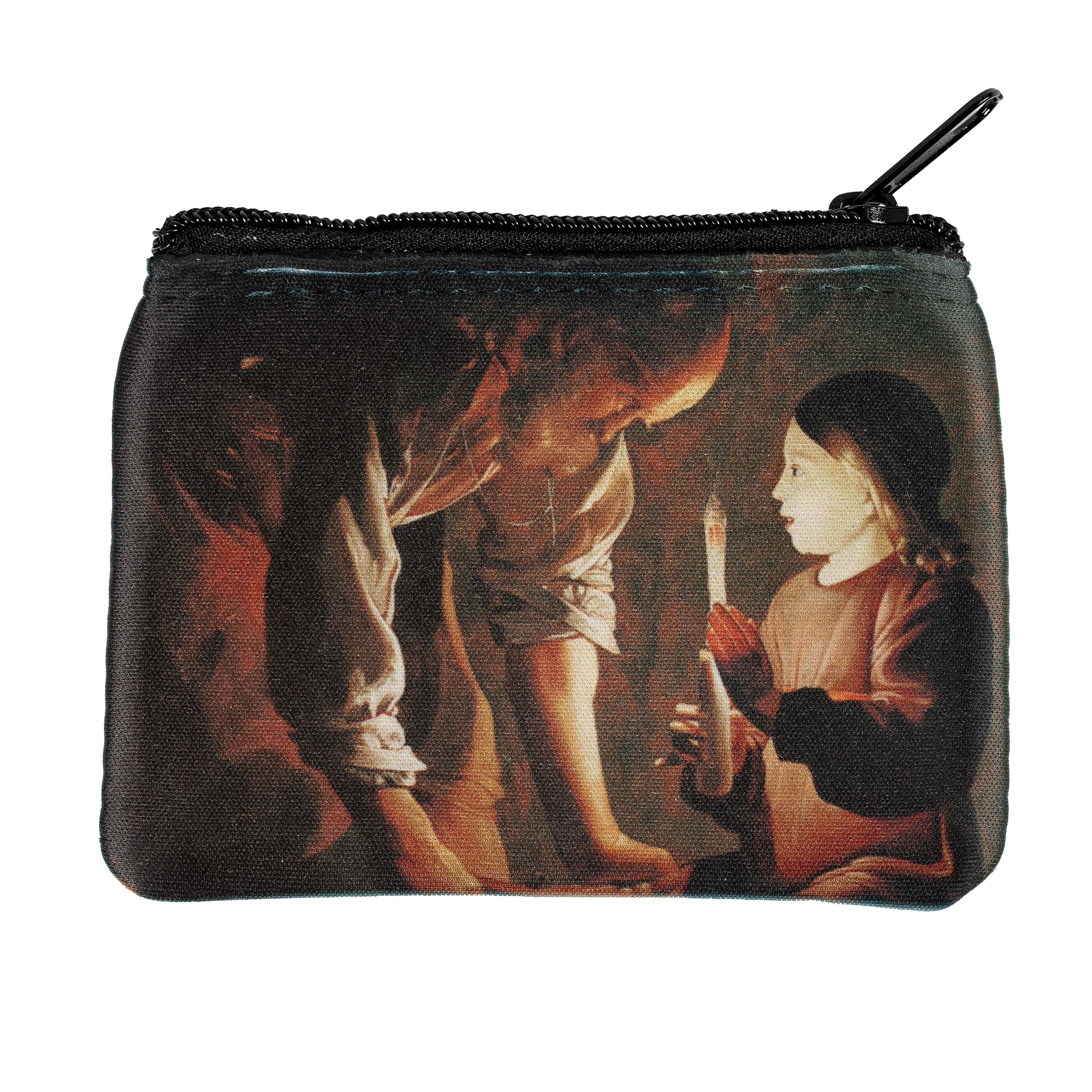 Personalized Saint Joseph the Carpenter Rosary Pouch - Image 3