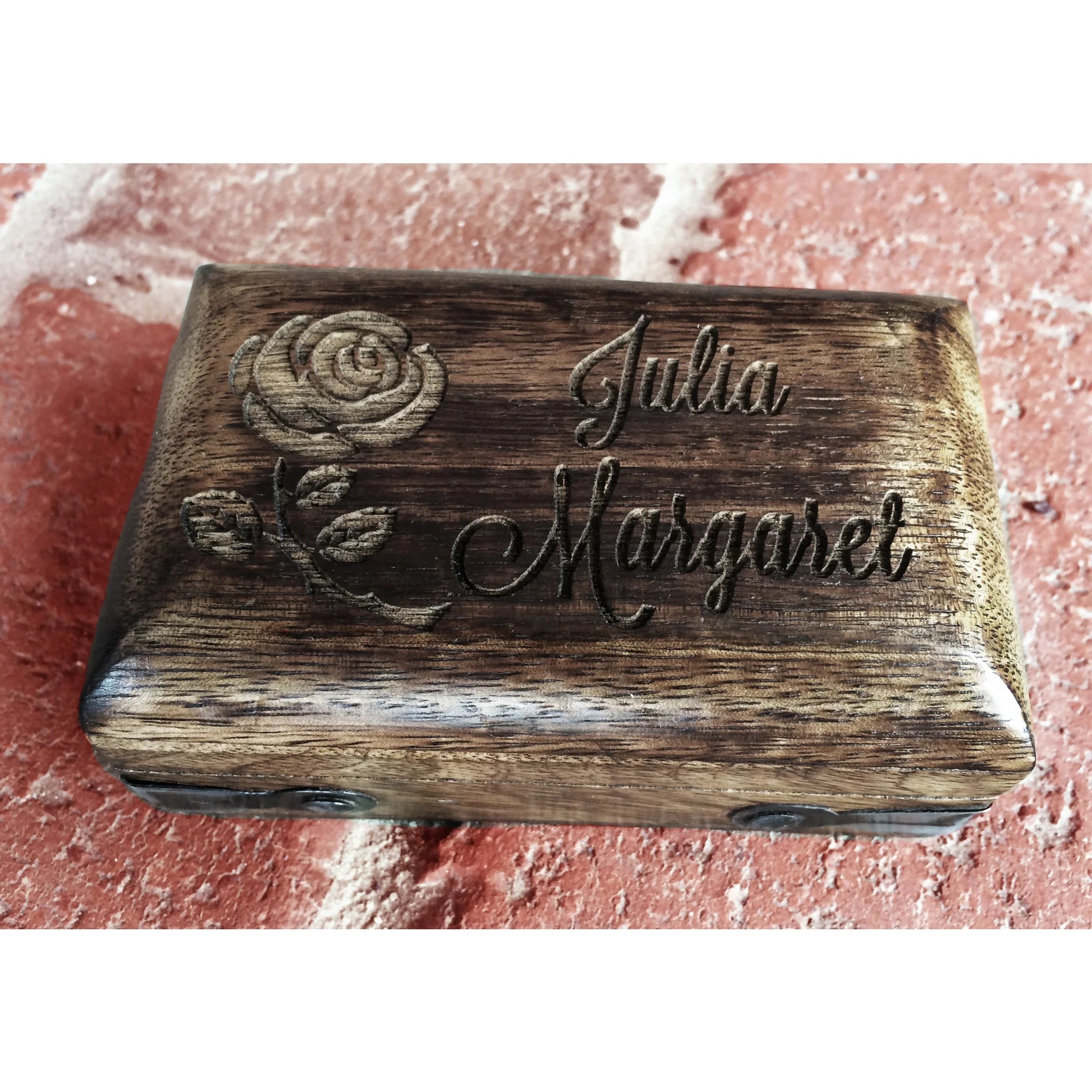 Personalized St. Therese Rosary Box - Image 3