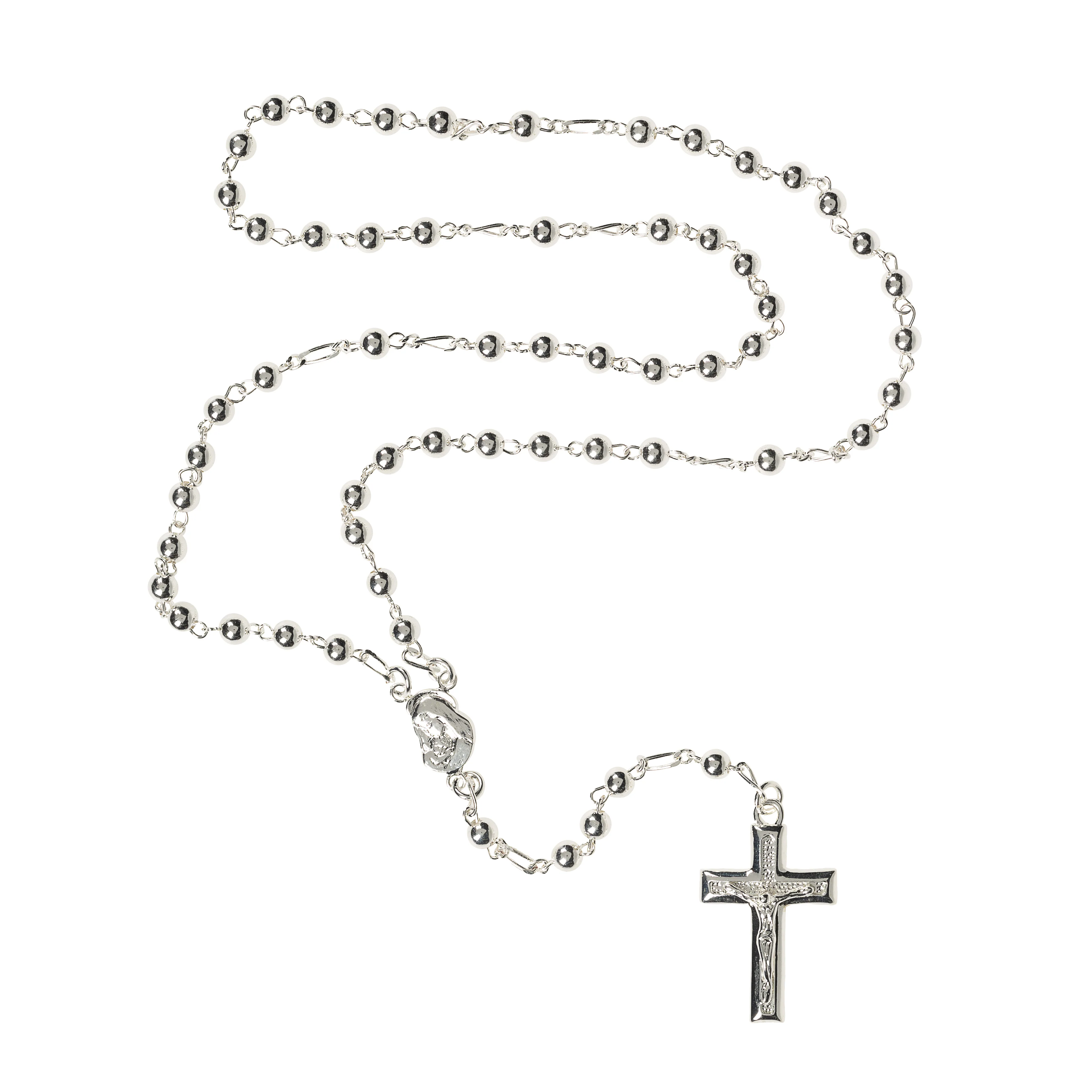 Petite Sterling Silver Italian Rosary - Image 2