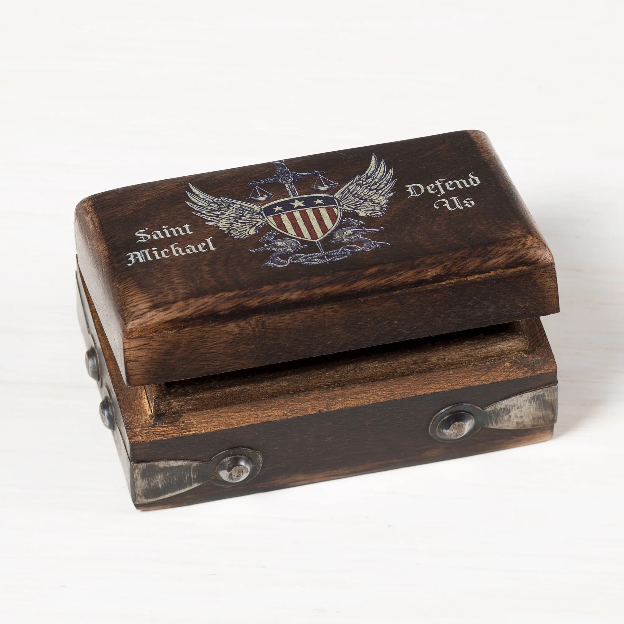St. Michael Defend Us Rosary Box - Image 3