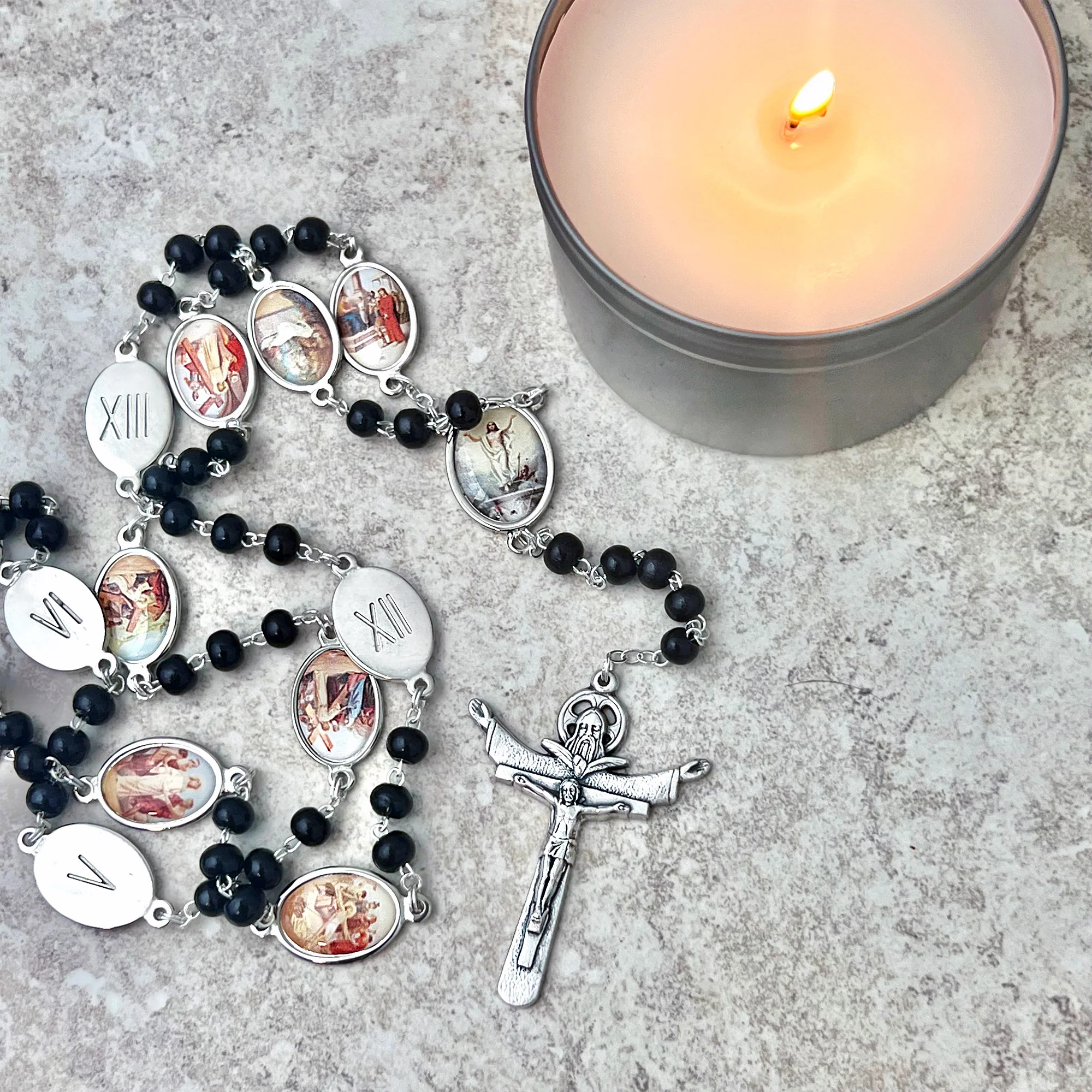 Stations of the Cross Rosary - Multiple Colors - Image 6
