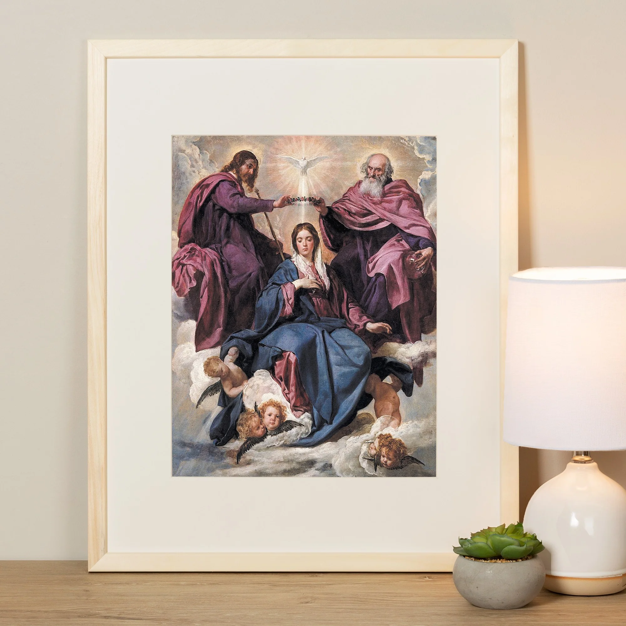 The Coronation of Virgin Framed Print - Image 10