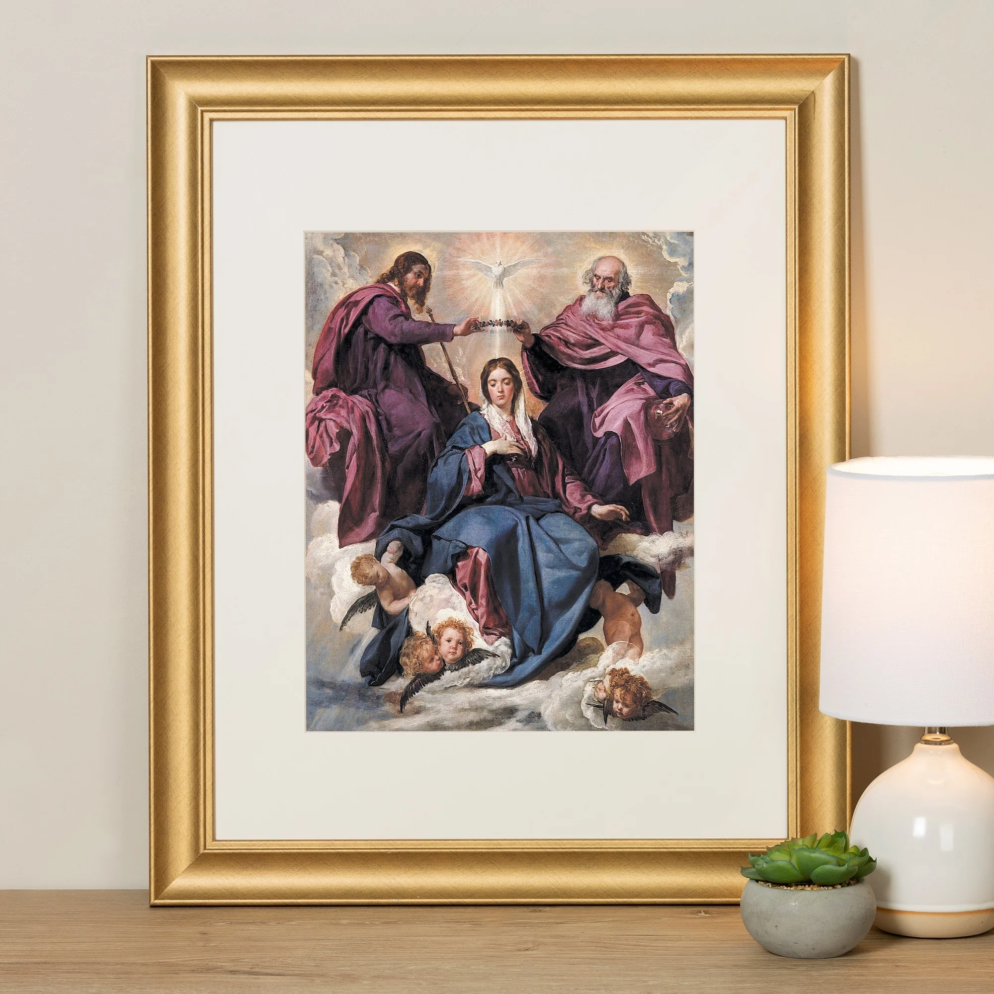 The Coronation of Virgin Framed Print - Image 12