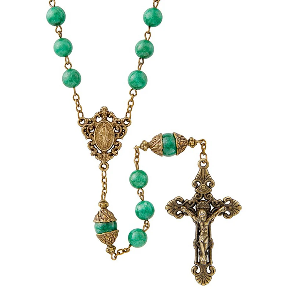 Tuscan Stone Rosary - Multiple Colors - Image 3